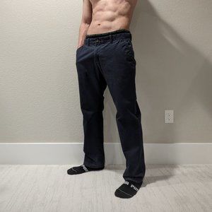 Banana Republic Men's Custom Fit Chino Navy 33x34